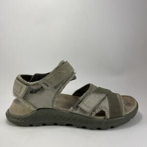 ECCO Exowrap 3 Strap Sport Sandal Active Phorene Mens Size 10-10.5/44 Taupe